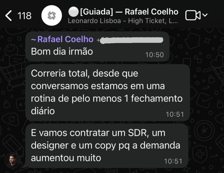 1 venda por dia a partir do 2º mês