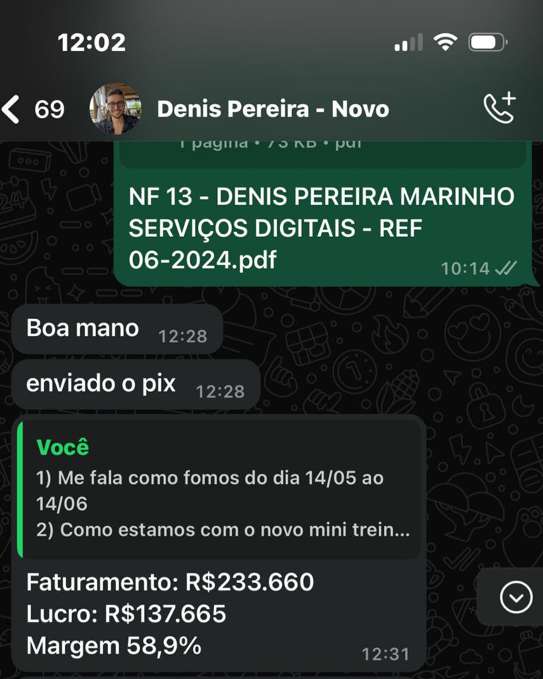 Mais de R$ 230k faturados em 30 dias